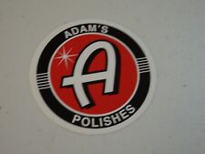 Adam's Polishes Car Care products Logo Bumper Sticker picture