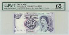 Isle of Man - 1 Pound - P-40b - PMG Grade 65 - 1983 dated Foreign Paper Money -  picture