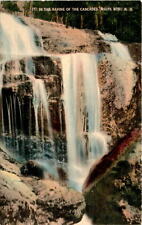 Ravine of the Cascades, White Mountains NH Postcard picture