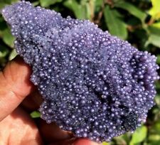 Grape Agate Crystal Natural Quartz Mineral Specimen Reiki Healing Rare Specimen picture