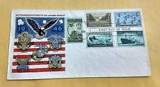 KAPPYS USA WORLD WAR 2 U.S. ARMED FORCES COMBO FIRST DAY COVER CS1137 picture