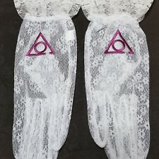 Ladies of the Circle of Perfection White Lace Gloves picture