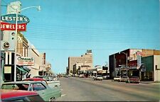 Postcard Street Scene Looking North in Abilene, Texas picture