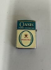 VINTAGE CONTINENTAL JAPAN OASIS FILTER CIGARETTES ADVERTISING LIGHTER ZIPO picture