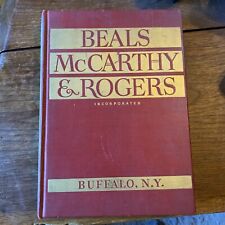Beals McCarthy & Rogers Buffalo NY  Ww2 Eta 1940 Catalogue picture