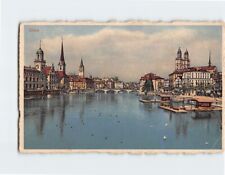 Postcard Picturesque City Zürich Switzerland picture