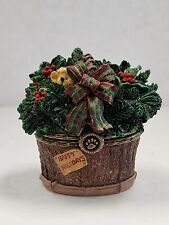 Boyds Treasure Box- Nicholas' Holiday Basket w/ Spruce  McNibble #392138 1st Ed. picture