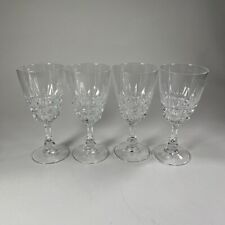 Vintage Pompadour Wine Glasses by Cristal D'Arques - Gorgeous Set of 4 picture