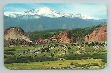 c.1954 Pikes Peak Summit Postal Cancel, Mountain, Colorado Postcard picture