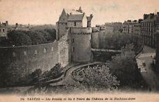 Vintage Postcard - 174 Nantes -Les Douves et les Tours du Chateau 1919 ARMY MAIL picture
