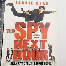 Spy Next Door Jackie Chan BlockBuster Video Backer Card 5.5
