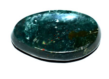 Bloodstone Green, Red Palm Stone Hand Carved Polished Natural Rich Color 200 CT picture