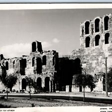 c1950s Athens, Greece RPPC Theater of Herodes Atticus Ancient Ruins Photo A150 picture