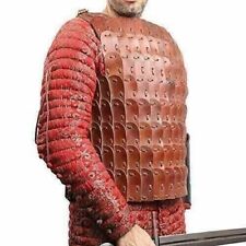Medieval Viking Leather Lamellar Cuirass Riveted Armor SCA LARP Cosplay Costume picture