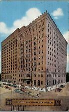 1940s NEW HOTEL MONTELEONE, NEW ORLEANS LINEN POSTCARD 20-56 picture