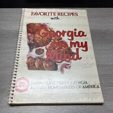 Favorite Recipes With Georgia on MY Mind 1983 Spiral Writing Inside Front Cover picture