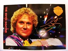 COLIN BAKER 1996 Doctor Who (6th Doctor) Signed Autographed Card #50 (Vintage) picture