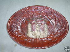 Vintage Syraco Wood New York City Souvenir Plate with Empire State picture
