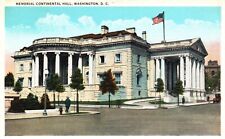 Postcard Washington DC Memorial Continental Hall White Border Vintage PC J692 picture