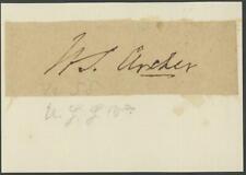 WILLIAM S. ARCHER (1789-1855) autograph cut | Virginia Senator - Signed picture