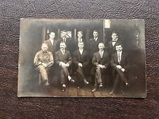 RPPC Group of Railroad Workers Foremen etc. All Names Identified early 1900s picture