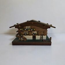 Vintage Cuendet Wooden Music Box Swiss Cottage Swiss Musical Movement O Mein Pap picture