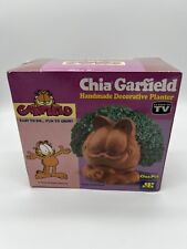 Vintage Chia Pet Garfield - Handmade Decorative Pottery Planter SEALED picture