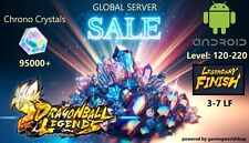 Dragon Ball Legends Android/Global 100000+ Chrono Crystals, Level 120-220 3-8LF picture