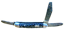 Celluloid Swirl Handle Pocket Knife, U.S.A. Made.3 Blade  picture