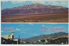 DESERT HOT SPRINGS CA main street Hotel coffee shop pepsi sign postcard A1 picture