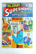 DC Comics-Superman-80 Pg Giant-An All Clark Kent Issue-July 1967-No 197 FINE+_ picture