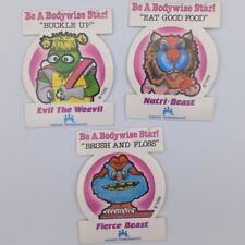 3 Vintage Kaiser Permanente Professor Bodywise Sticker Hospital Youth Health picture