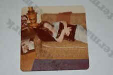 candid pretty woman sleeping on couch VINTAGE PHOTOGRAPH  Gv picture