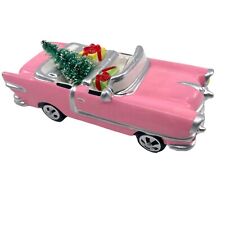 Dept 56 Snow Village Christmas Cadillac 5413-5 Pink Ceramic Accessory picture