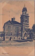 City Hall Petoskey Michigan c1900s Unposted Albertype Postcard picture