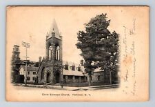 Herkimer NY-New York, Christ Episcopal Church, Antique Vintage Souvenir Postcard picture