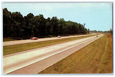 c1960's The Indiana Toll Road Between Chicago and New York IL Postcard picture