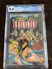 World of Wood #1 CGC 9.4 ~ NM White ~ Scarce Dave Stevens Cover ~ Eclipse 1986 picture
