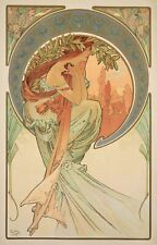 Alphonse Mucha : The Arts, Poetry : 1899 : Archival Quality Art Print  picture