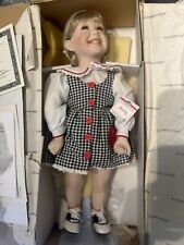 McMemories 1996 Ashton Drake Porcelain Katie Doll. Includes backpack. NIP picture