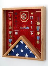 Military Shadow Box - For 3x5 Flag - All Military Branch of Service available picture