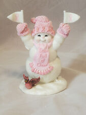 Hamilton Collection - Snow Full Of Cheer - Snow Devoted To A Cure Snowman Figure picture