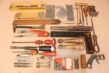 Large Lot Of Antique / Vintage Woodworking Tools, Stanley, H. Disston, Etc. picture