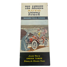 The Antique Auto Museum Niagra Falls Canada travel brochure Vtg Travel Souvenier picture