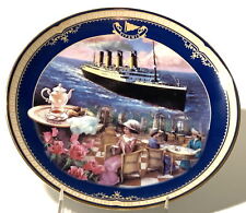 1999 RMS Titanic Collector Plate - Queen of the Ocean Series - THE CAFE PARISIEN picture