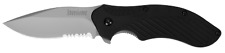 Kershaw Clash Liner Lock Knife Black Glass Filled Nylon GFN Stainless 1605ST picture