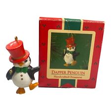 Vintage 1985 Hallmark Keepsake Christmas Ornament Dapper Penguin picture