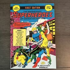 The Magnificent Superheroes of Comics Golden Age - First Edition Copyright 1977 picture