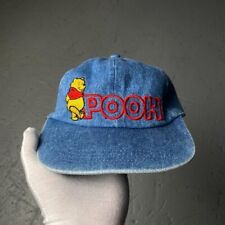 Vintage 90s Winnie The Pooh Denim Embroidered Hat picture