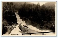 View Of Ripogenus Gorge Dam Maine ME Unposted Vintage RPPC Photo Postcard picture